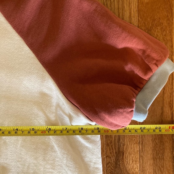 Madewell Colorblock Short Sleeve Sweatshirt Size S - Picture 7 of 7